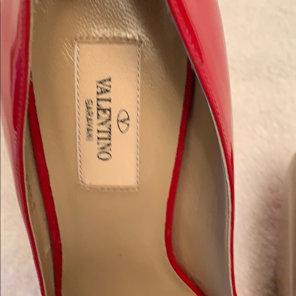 Valentino Red Patent Leather Heels 39.5 NWOT - Picture 6 of 7